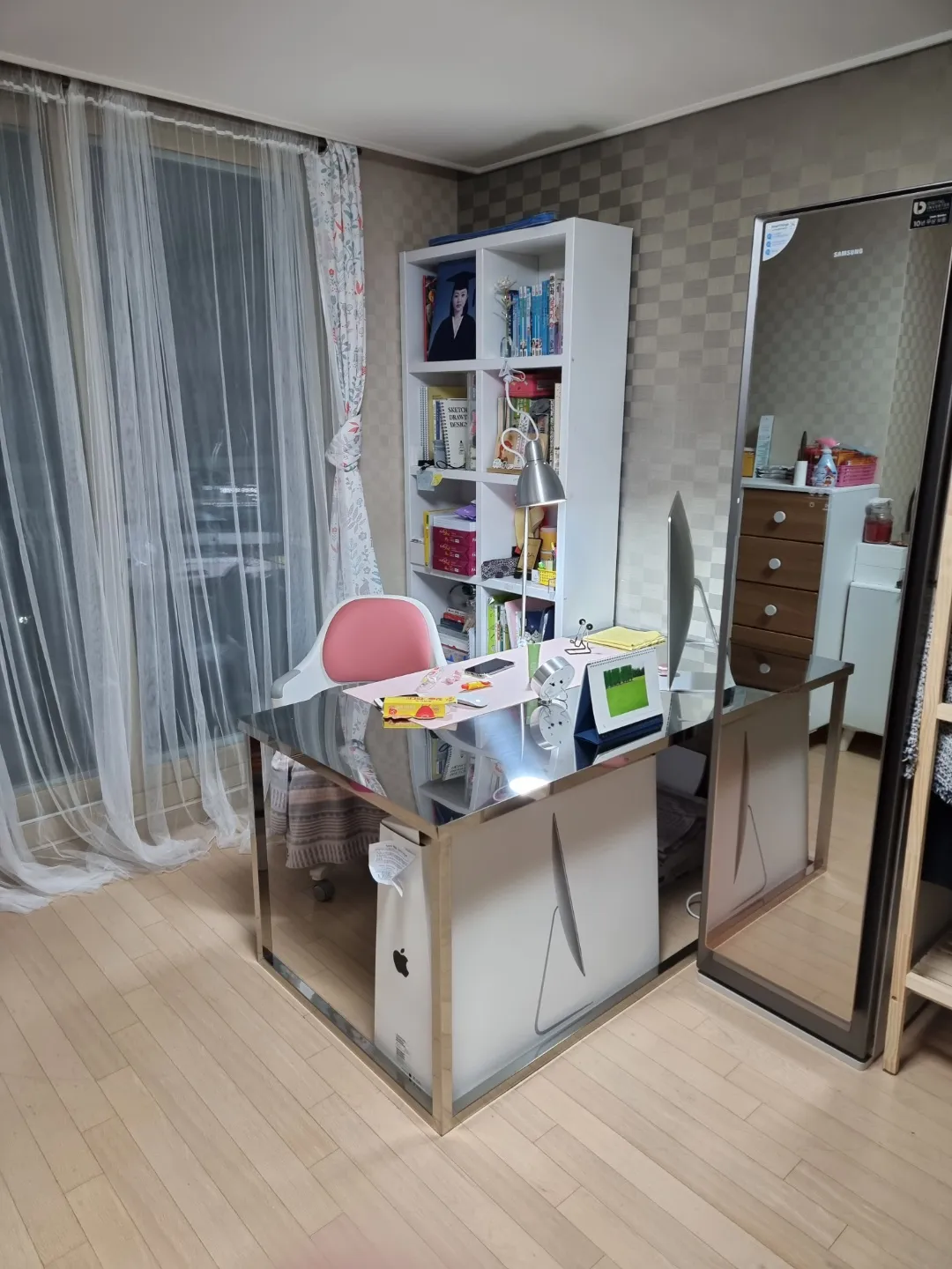 스테인레스 책상